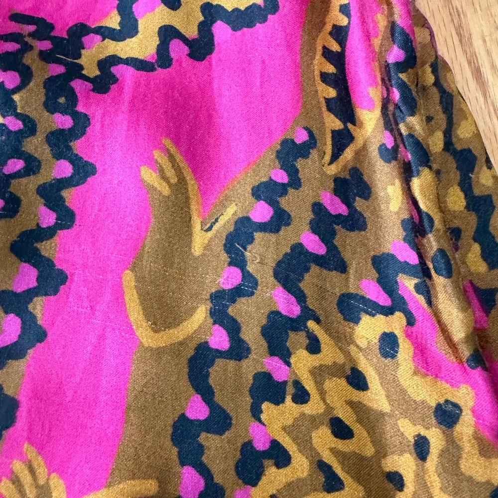 Farm Rio Pink Croco Midi Skirt - Picture 12 of 13